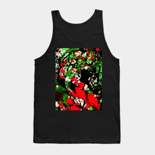 Abstract marble texture liquid design Tank Top